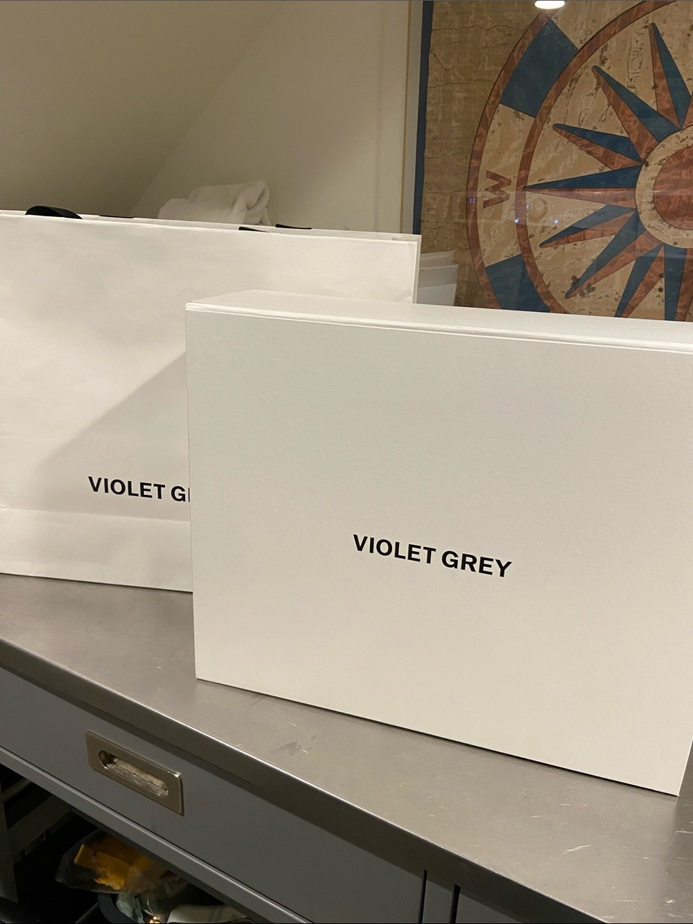 Violet Grey Branded White Gift Box